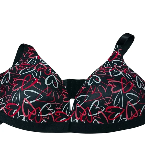 Balenciaga Red and Black Full Coverage Bra - Picture 1 of 4